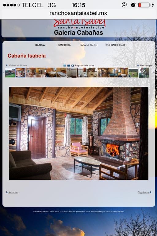 Cabanas Santa Isabel Vila Refugio Exterior foto